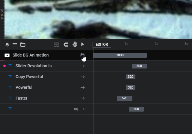 select background slider